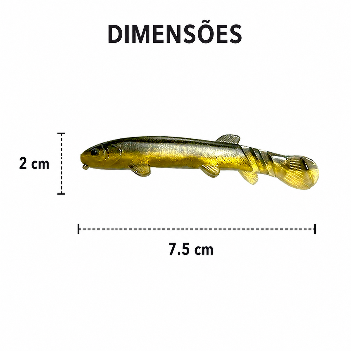 Isca Artificial Soft Korora Para Robalo