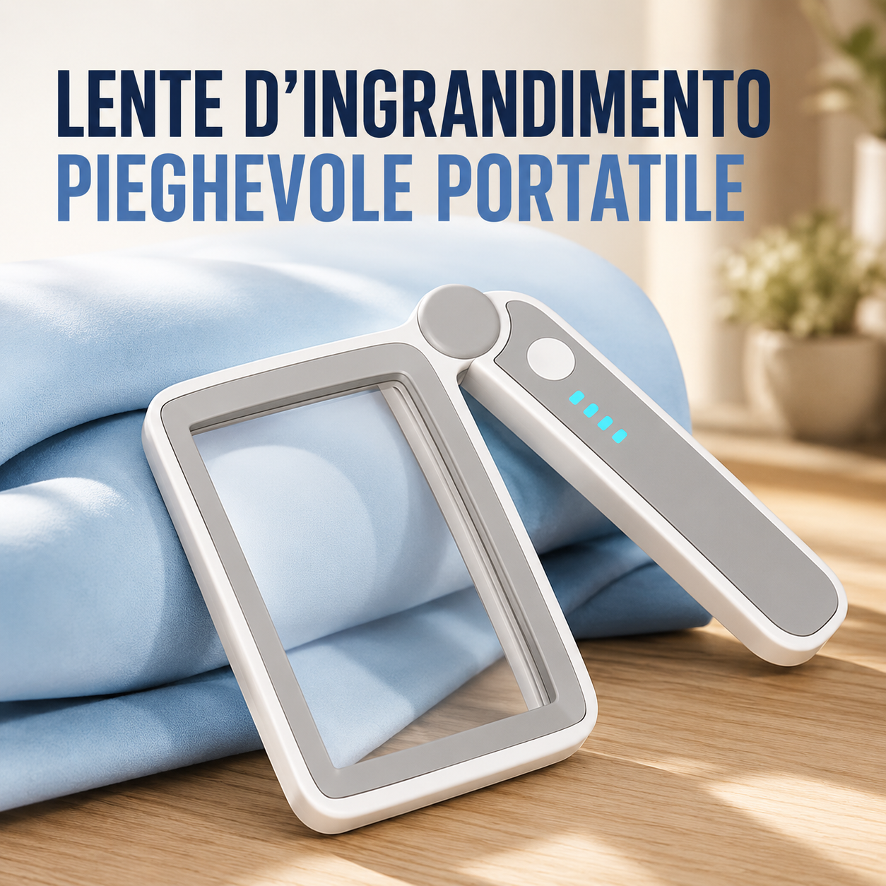 Lente d'ingrandimento pieghevole portatile
