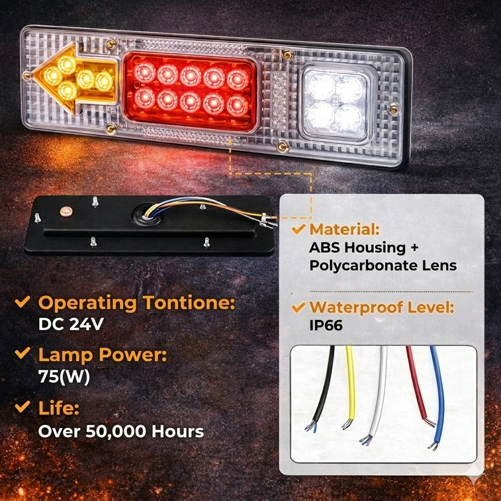Potente farol LED para moto