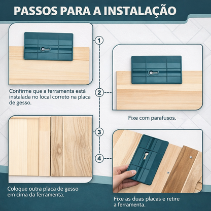 🔥Ferramenta para instalação de placas de gesso