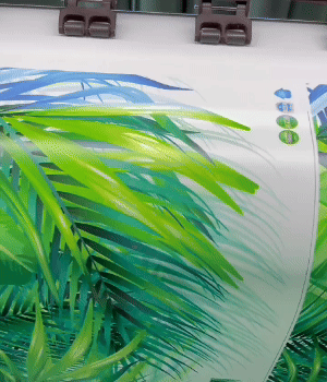 🌿 Autocolante Decorativo de Parede com Folhas Verdes