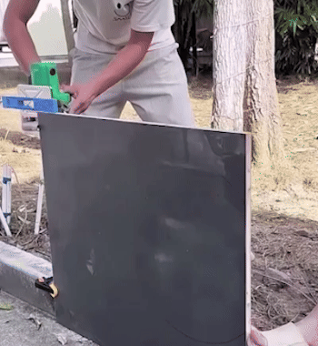 Base ajustável para máquina de corte