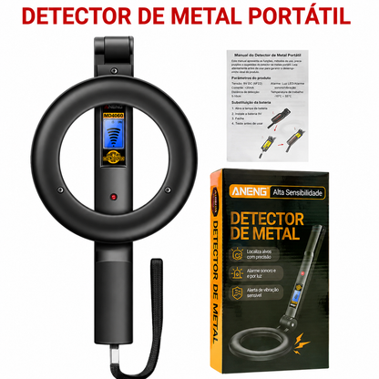 Detetor de Metais Portátil para Procura no Solo