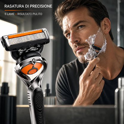 Barbeador 6 Lâminas Premium – Suave Sem Irritação