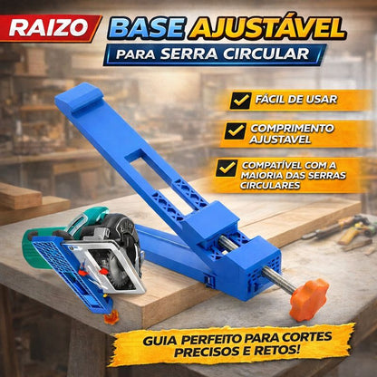 Base ajustável para máquina de corte