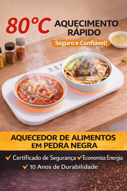 Tabuleiro de aquecimento rápido para aquecer alimentos