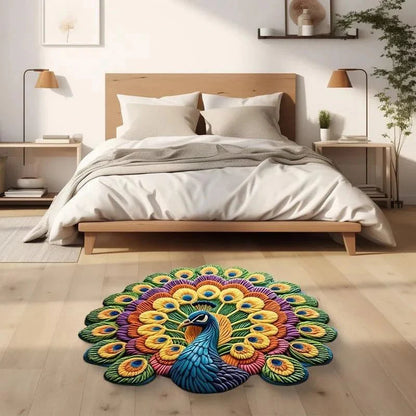 🔥Tapete 3D de pavão