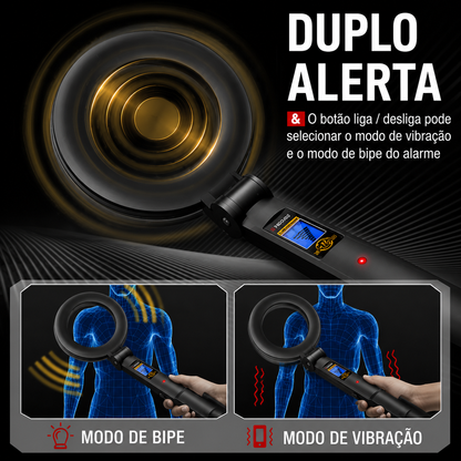 Detetor de Metais Portátil para Procura no Solo