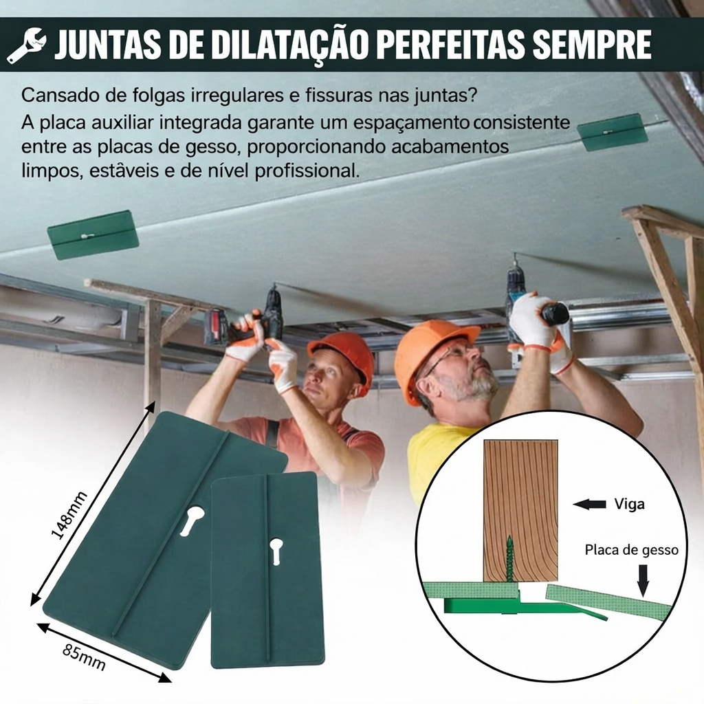 Ferramenta para instalação de placas de gesso