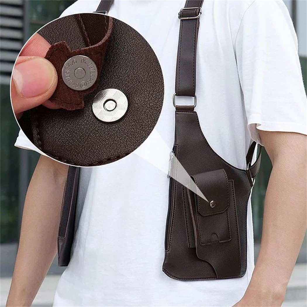 Bolsa Tática de Ombro Duplo com Múltiplos Bolsos