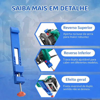 Base ajustável para máquina de corte