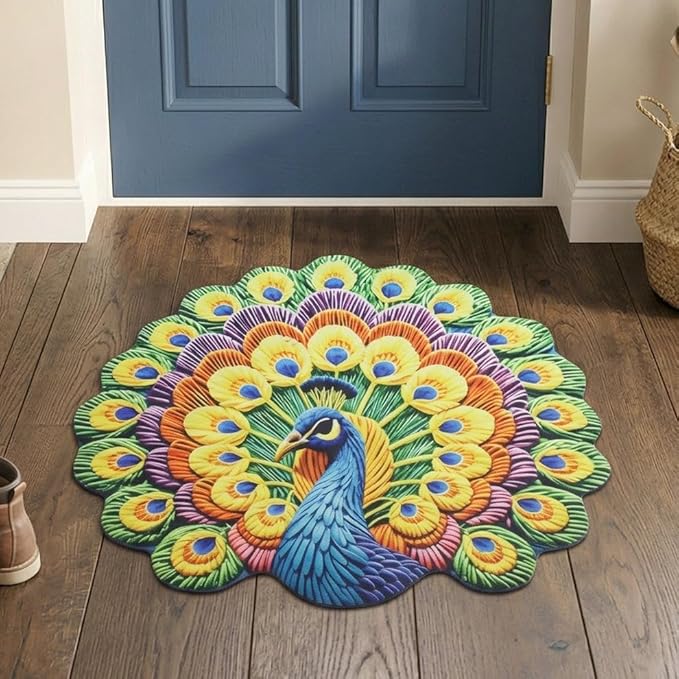 Tapete Pavão 3D Premium 🦚