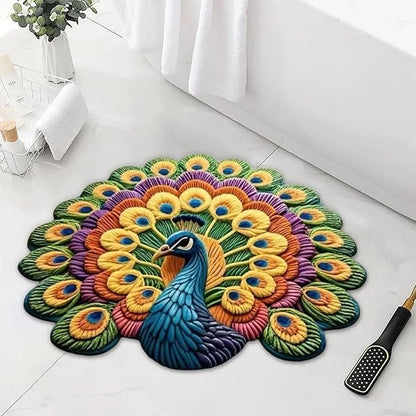 🔥Tapete 3D de pavão