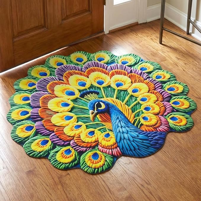 Tapete Pavão 3D Premium 🦚