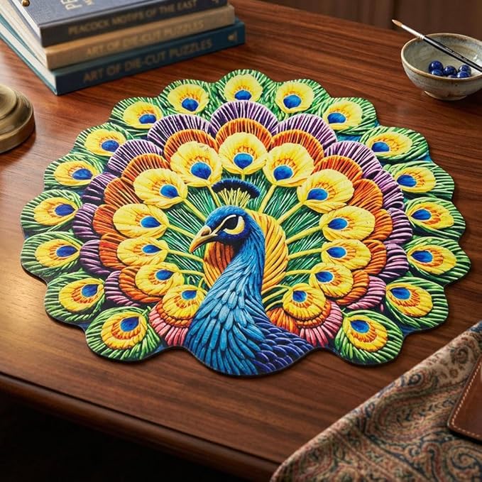 Tapete Pavão 3D Premium 🦚