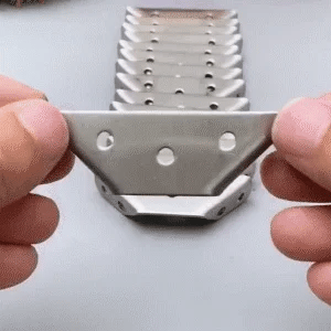 Conector de Canto em Aço Inoxidável