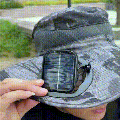 Chapéu de Sol com Ventilador Solar