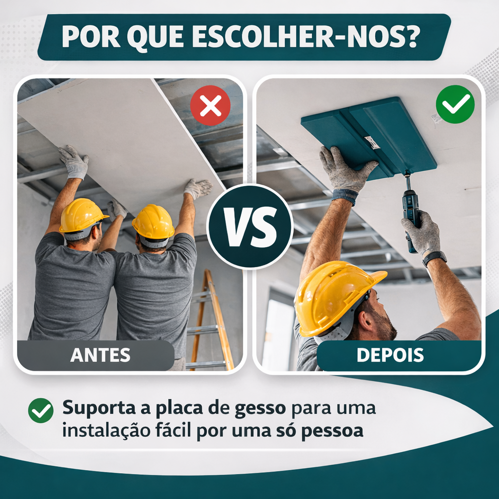 🔥Ferramenta para instalação de placas de gesso