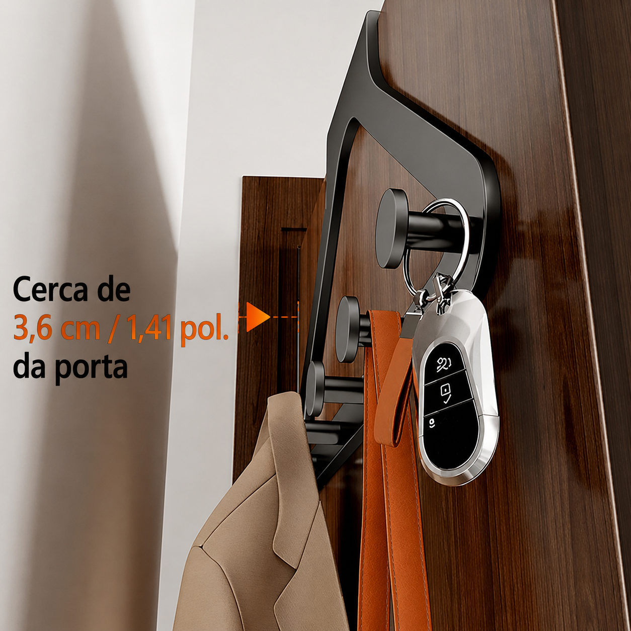 Cabide de Porta Multifuncional 🏠