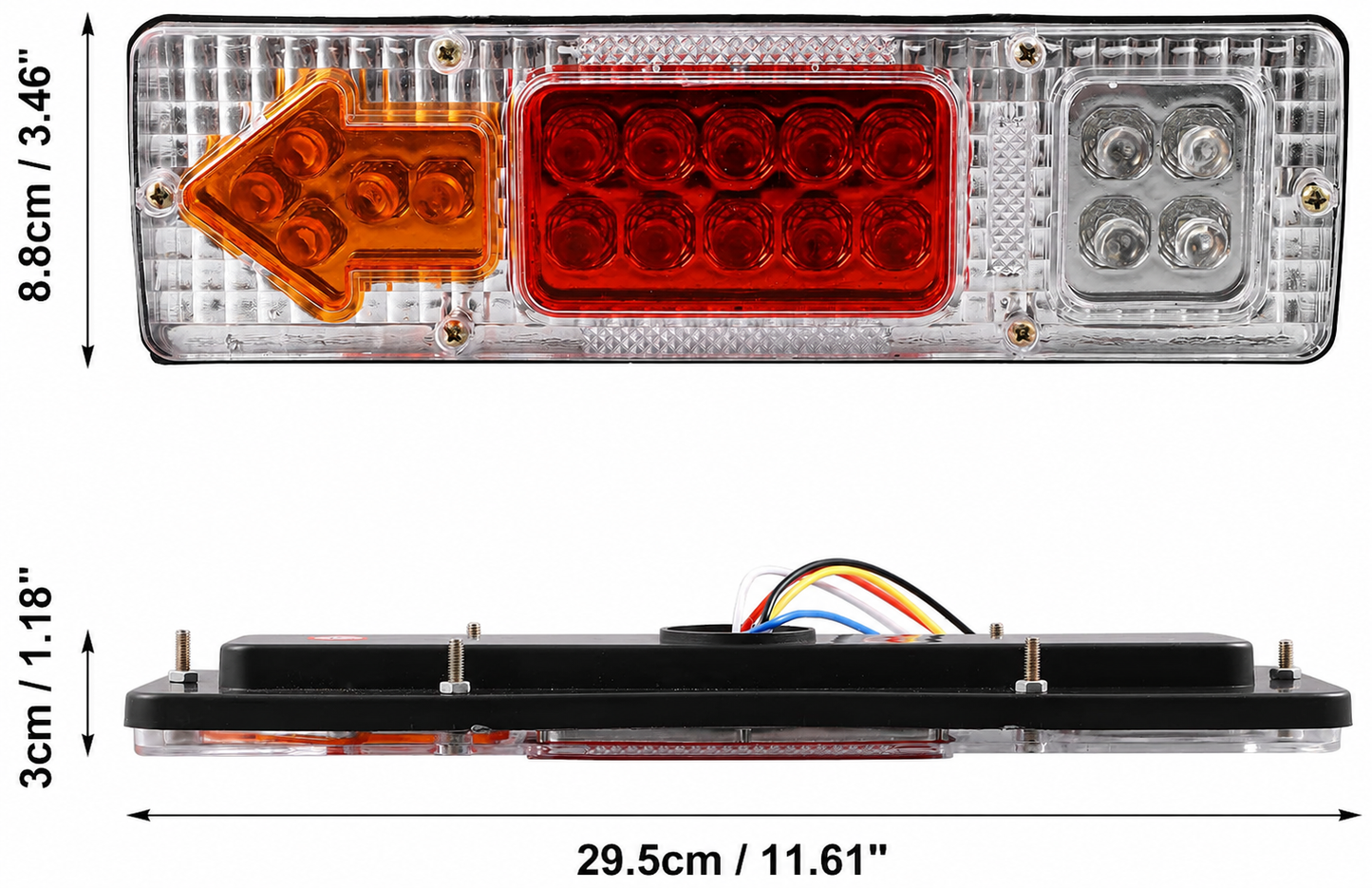 Luz Traseira LED para Triciclo Elétrico 🚛
