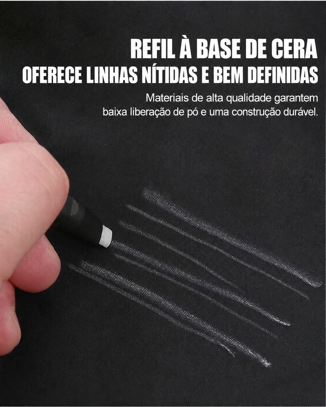 Caneta de tecido apagável por calor