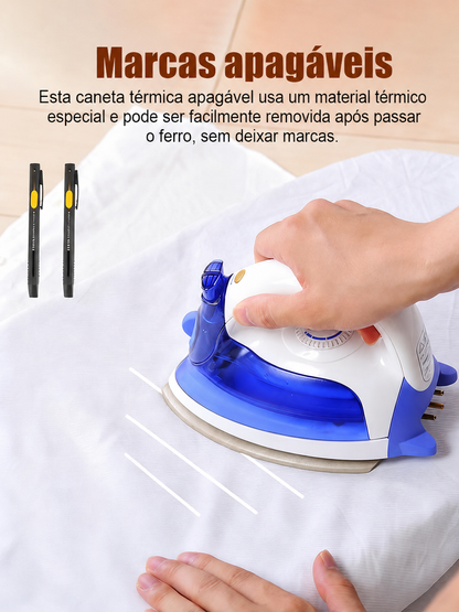 Caneta de tecido apagável por calor