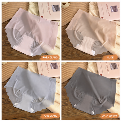 ❄️ Conjunto de 4 cuecas Ice Silk – 4 cores sortidas