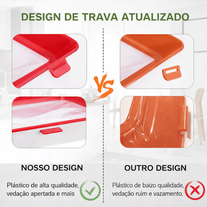 Bandeja de Armazenamento de Alimentos