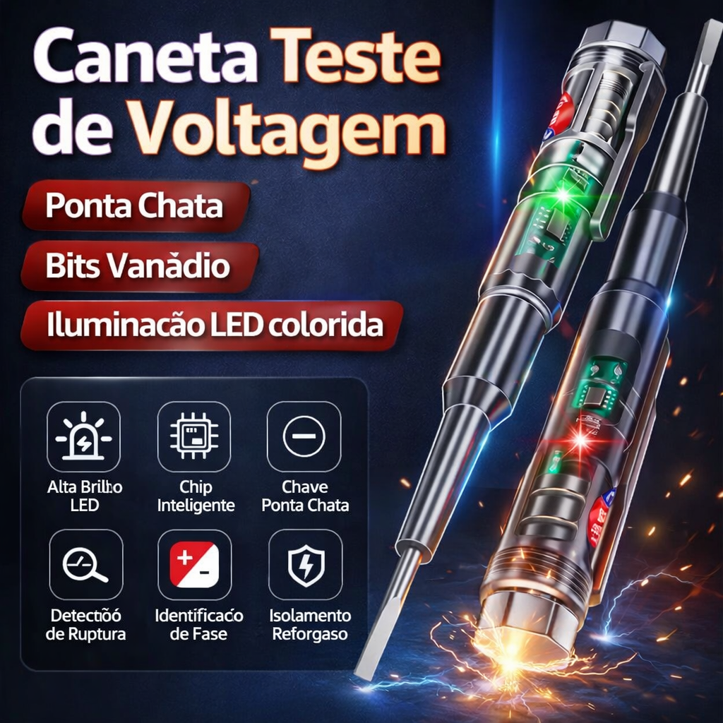 Caneta Testadora de Tensão Inteligente