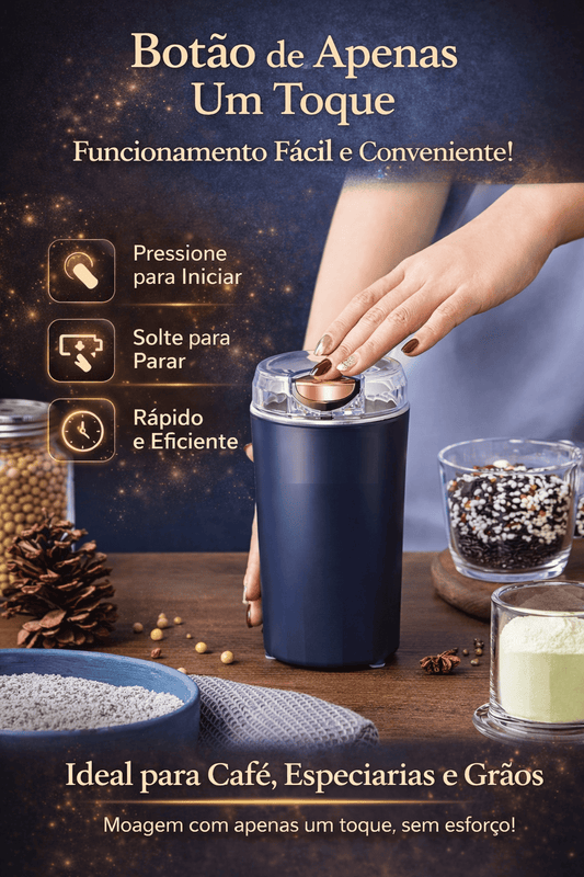 Moedor Elétrico Compacto Multifuncional