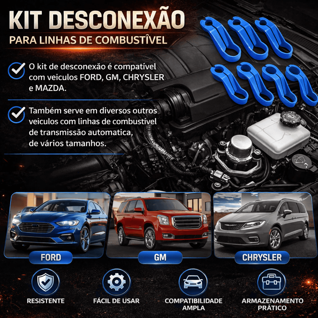 Conjunto de Desconexão da Linha de Combustível
