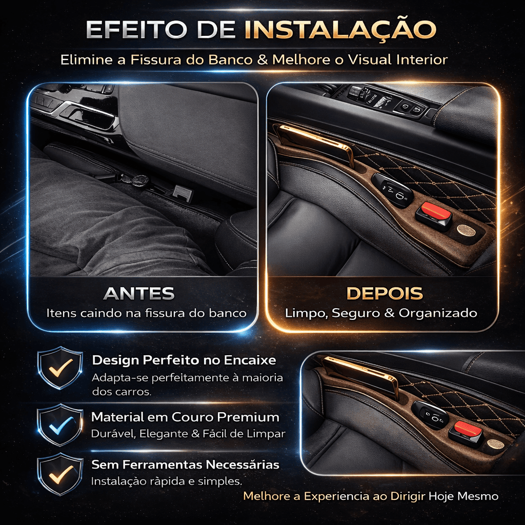 Bloqueador de Espaço entre Bancos do Carro