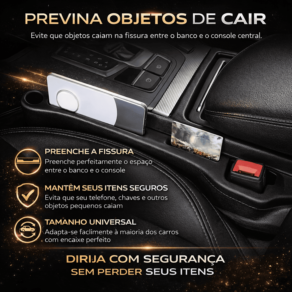 Bloqueador de Espaço entre Bancos do Carro