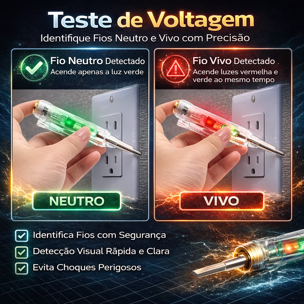 Caneta Testadora de Tensão Inteligente