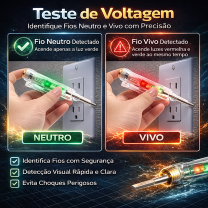 Caneta Testadora de Tensão Inteligente