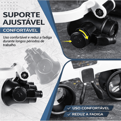 Potente farol LED para moto