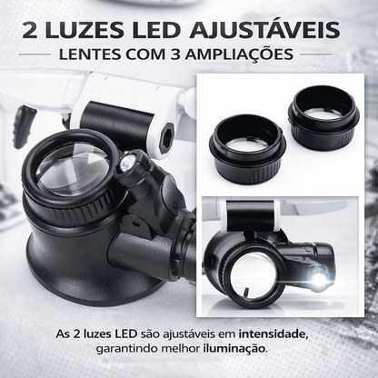 Potente farol LED para moto