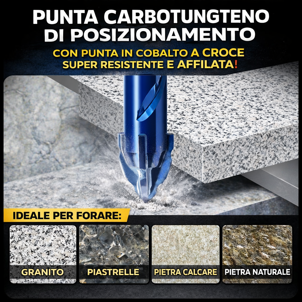 Conjunto de 4 Brocas Excêntricas