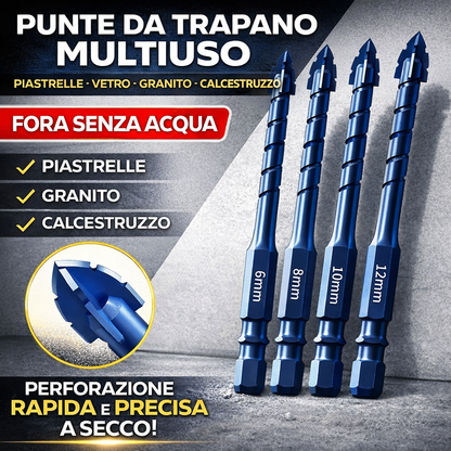 Conjunto de 4 Brocas Excêntricas