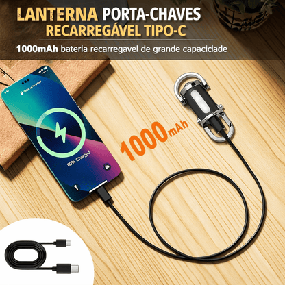 Potente farol LED para moto