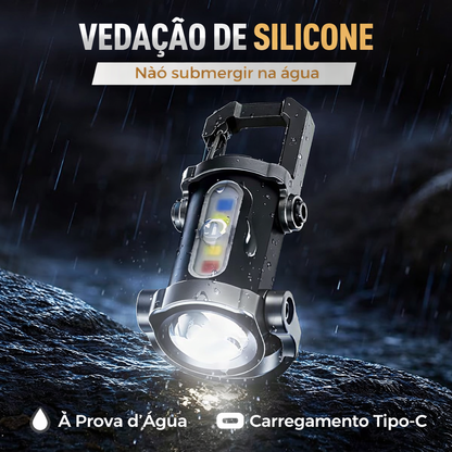 Potente farol LED para moto