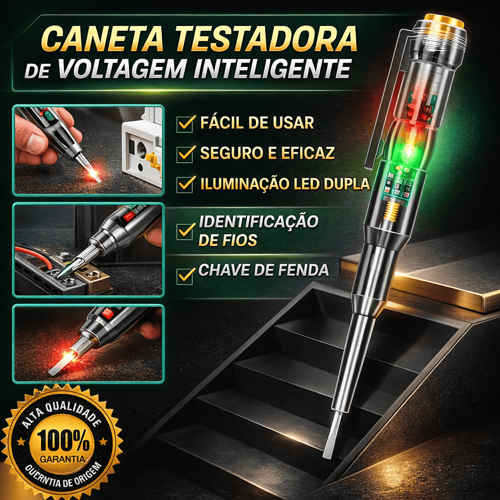 Caneta Testadora de Voltagem Inteligente