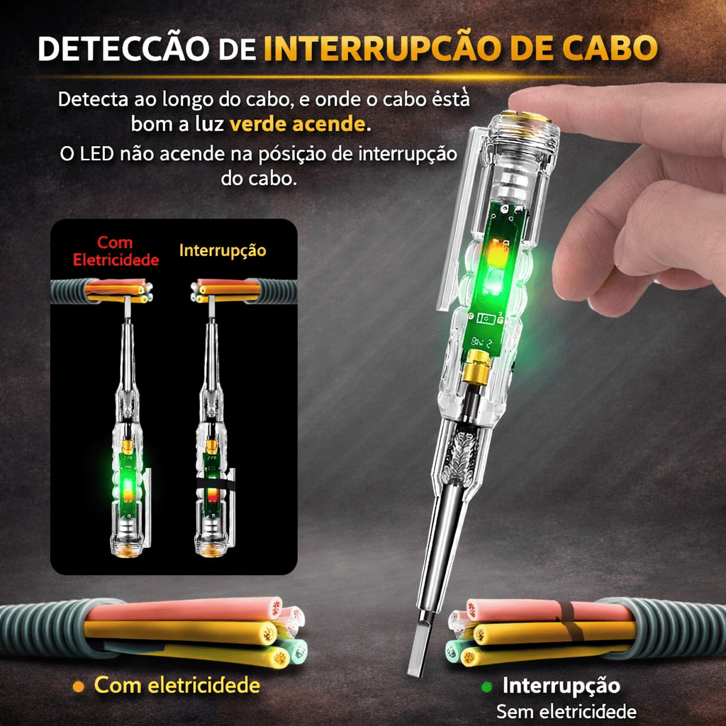Caneta Testadora de Voltagem Inteligente