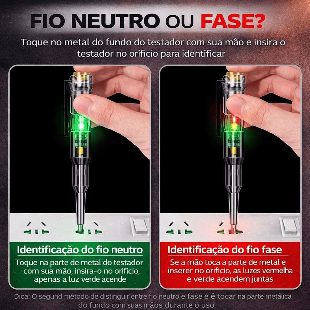 Caneta Testadora de Voltagem Inteligente