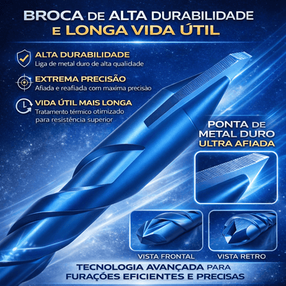 Conjunto de 4 Brocas Multifuncionais