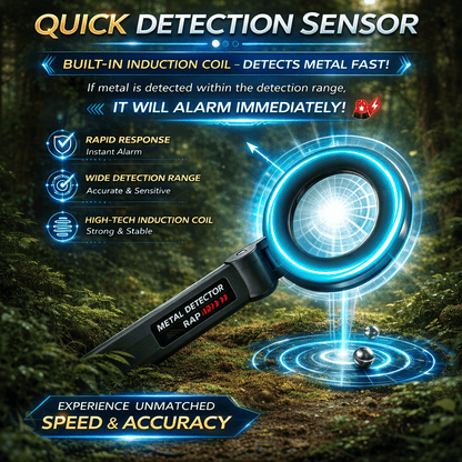 Detector de metais de alta sensibilidade