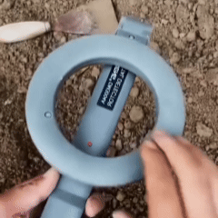 Detetor de Metais Portátil para Procura no Solo