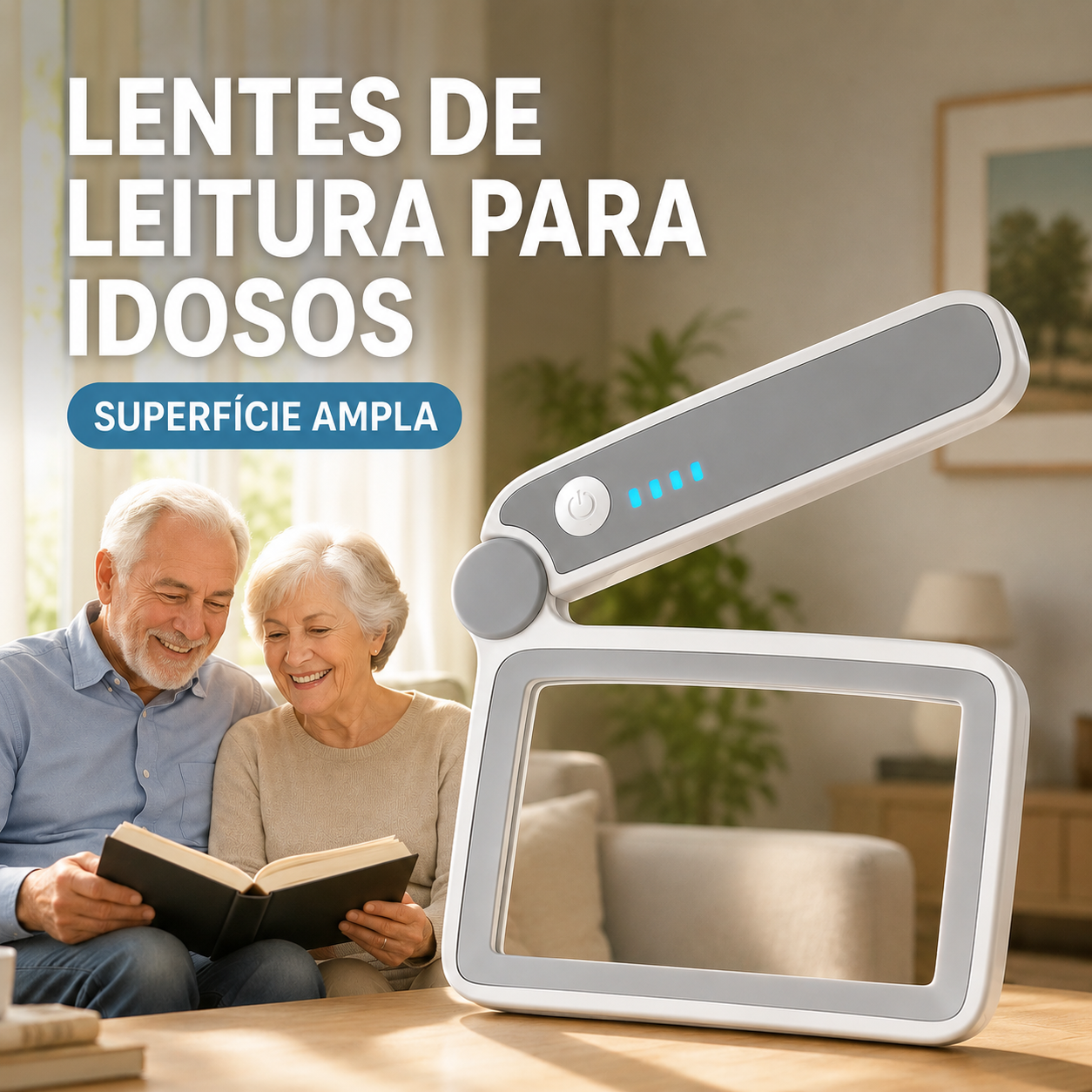 Lente d'ingrandimento pieghevole portatile