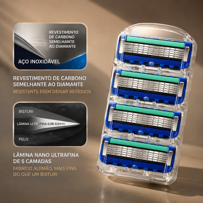 Aparador Premium de 6 Lâminas – Suave e sem irritação