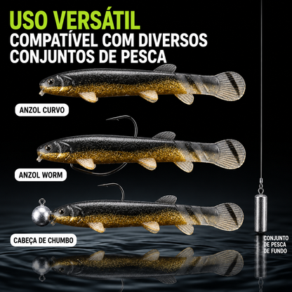 Isca Artificial Soft Korora Para Robalo